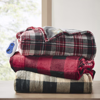 Ultra Soft Heated Blanket with Automatic Timer