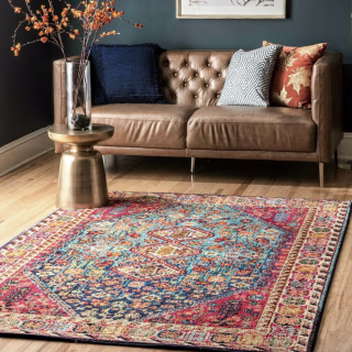 Traditional Vintage Medallion Area Rug