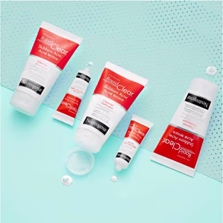 Neutrogena Rapid Clear Stubborn Acne Spot Treatment Gel with Maximum Strength 10% Benzoyl Peroxide Acne Treatment Medication, Pimple Cream for Acne Prone Skin Care, 1 oz