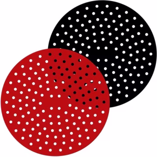 8/9 Inches Reusable Air Fryer Liners Round Silicone Air Fryer Liners Air Fryer Liner Food Grade Reusable Silicone Anti-slip Round Air Fryer Mat Non-Stick Steaming Basket Mat Cooking Kitchen Tool