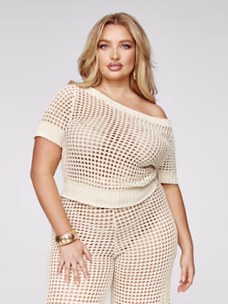 bree short sleeve crochet top - garnerstyle x FTF
