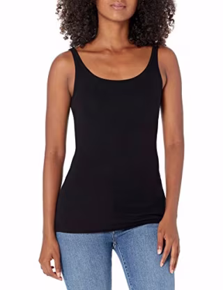 Amazon Essentials Slim-Fit Thin Strap Tank (Set of 2)