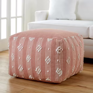 August & Leo Large Square Pouf