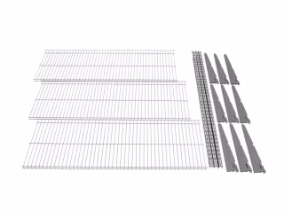 FastTrack Garage 16 in. x 48 in. Wire Garage Wall Shelving Kit (Set of 3)