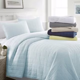 Ultra Soft Hypoallergenic Quilted 3 Piece Coverlet Set