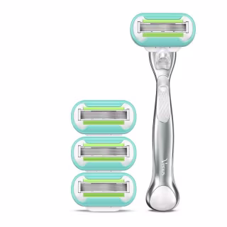 Venus Platinum Extra Smooth Women's Metal Handle Razor