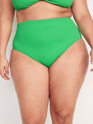 Extra High-Waisted French-Cut Bikini Swim Bottoms for Women