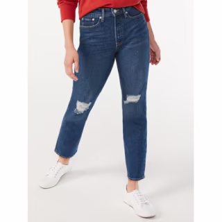 Free Assembly Women's 90's Original Straight Denim Jeans