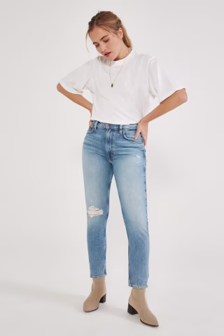Scarlet Mid Rise Slim