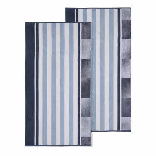 Chrissie 2 Piece 100% Cotton Beach Towel Set (Set of 2)