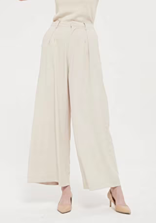 Women High Waist Casual Wide Leg Long Palazzo Pants