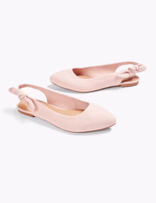 Dream Cloud Pointed Toe Bow Flat
