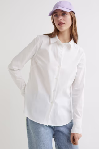 H&M Cotton-Blend Shirt