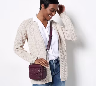 Small Vegan Faux Leather Crossbody