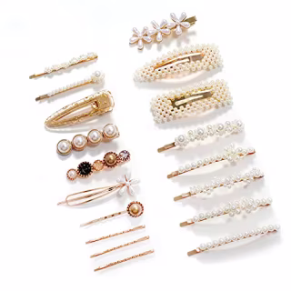 Pearl Hair Clip Set