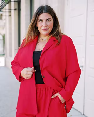 The Drop Women's Flame Red Blazer by @katiesturino, XXS