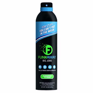 FunkAway Odor Eliminator Spray for Clothes, Shoes and Gear, Black (13.5 oz)