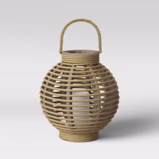 Resin Outdoor Lantern Natural - Threshold(TM)