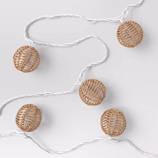 10ct Incandescent Mini Lights with Natural Globe - Threshold(TM)