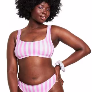 Stoney Clover Lane x Target Striped Bralette Bikini Top