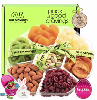 Dried Fruits & Nuts Easter Platter