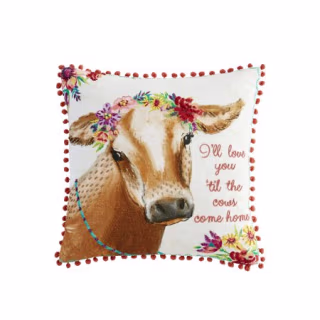 Polyester Contemporary Decorative Pillow