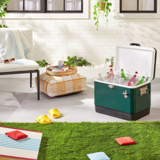 Portable 54qt Cooler Dark Green/Black - Hearth & Hand(TM) with Magnolia