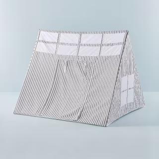 Kid's Striped Stargazing Play Tent White/Gray - Hearth & Hand(TM) with Magnolia
