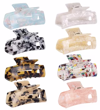 Fashion Hair Clips (Set of 8)