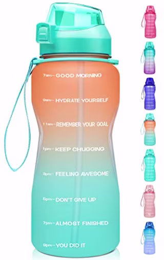 Fidus Half Gallon Motivational Water Bottle