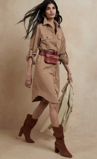 Utility Shirt Dress