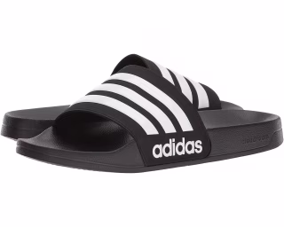 adidas Men's Adilette Shower Slides Collegiate Navy/White/Collegiate Navy 12