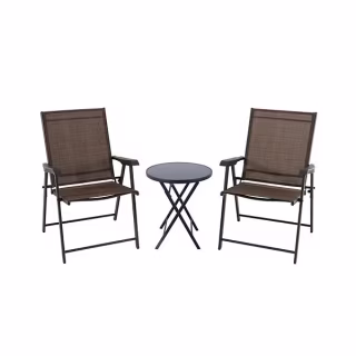 Sonoma Goods For Life Coron Bistro Table & Chair 3-Piece Set, Med Brown - Size: One Size