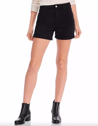 Jen7 Roll-Hem Shorts