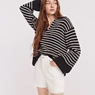 High-Rise Denim Short