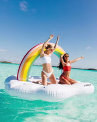 Funboy Rainbow Cloud Daybed Pool Float
