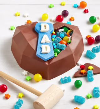 Father's Day Breakable Chocolate Heart
