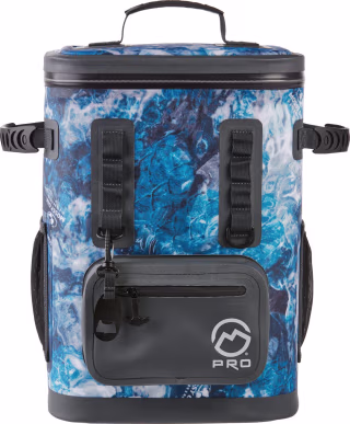 Magellan Outdoors Pro Explorer Leakproof 24-Can Fish Camo Backpack Cooler