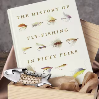 The History Of Fly Fishing Book & Corkscrew