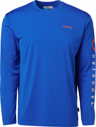 Magellan Outdoors Men's Casting Crew Long Sleeve Fishing Shirt