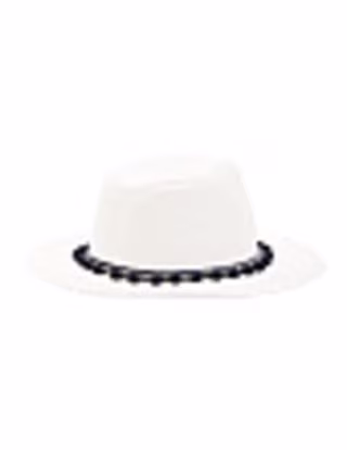 Panama Hat With Pom Pom Band