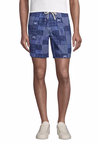 Men's Linen Cotton Deck Shorts