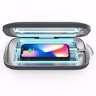 PhoneSoap Pro UV Smartphone Sanitizer & Universal Charger | Patented & Clinically Proven 360 Degree UV Light Disinfector | (Lavender)