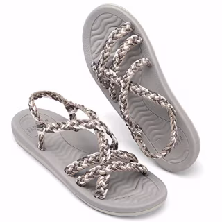 MEGNYA Women's Athletic Sport Sandals, Lightweight Braided Slide Sandals with Arch Support, Comfortable Walking Sandals for Outdoor Activieies size 8