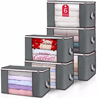 6-Pack Large Storage Bags