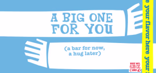 Tony's Chocolonely Big Hug Custom Wrapper