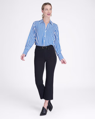 Spanx Cropped Flare Jeans