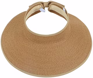 Simplicity Women's UPF 50+ Wide Brim Roll-up Straw Sun Hat