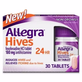 Allegra Hives Non-Drowsy Antihistamine Tablets
