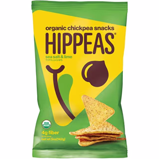 HIPPEAS Organic Sea Salt And Lime Chickpea Tortilla Chips, 5 OZ